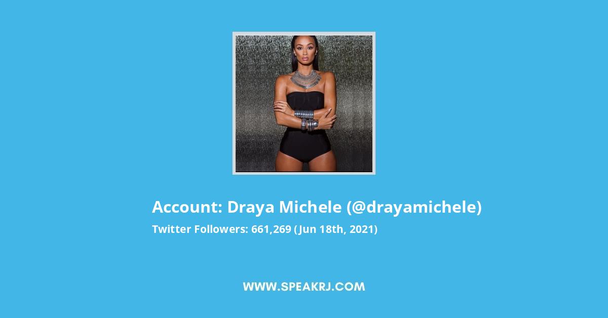 Draya Michele Twitter Followers Statistics Analytics SPEAKRJ Stats