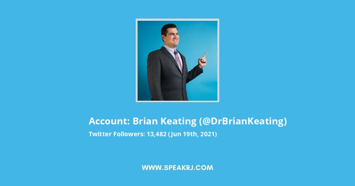 Brian Keating Twitter Stats