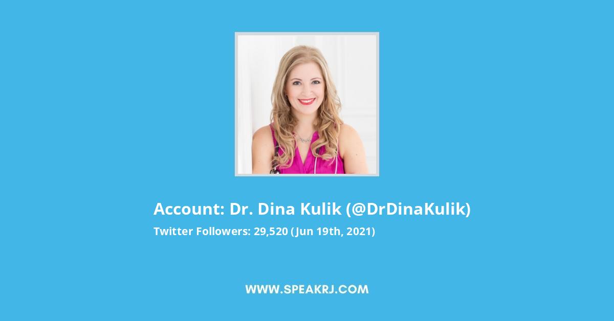 Dr. Dina Kulik Twitter Stats