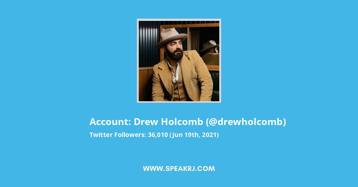 Drew Holcomb Twitter Stats