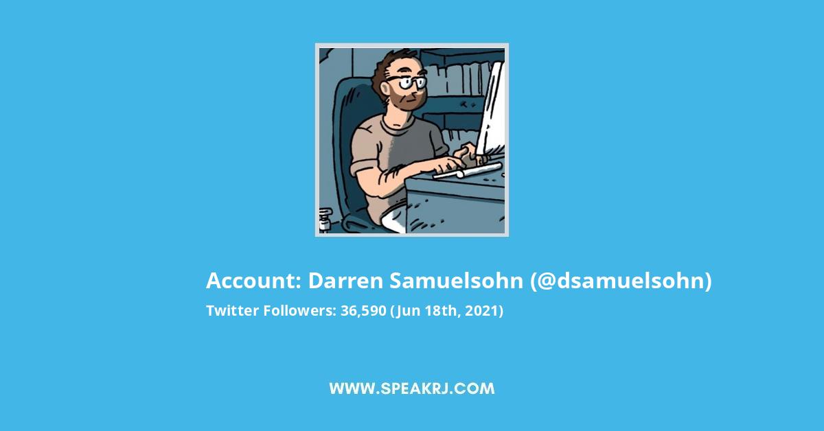 Darren Samuelsohn Twitter Stats