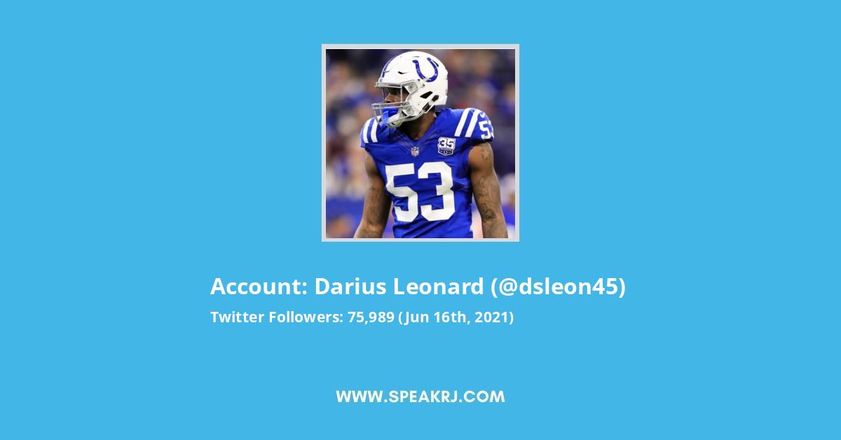 Darius Leonard Twitter Stats