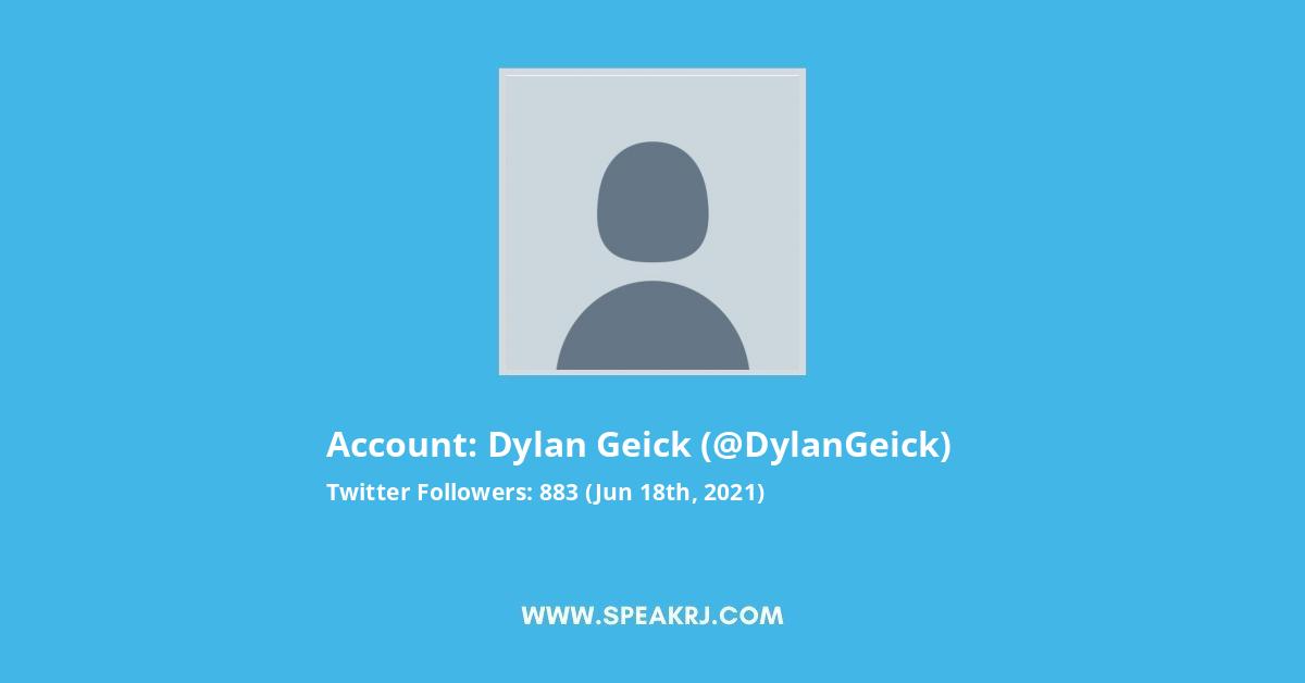 Twitter dylan geick Dylan Geick