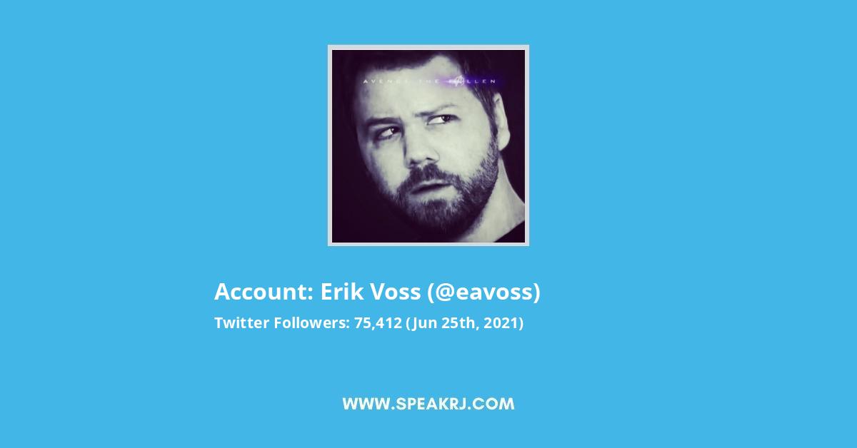 Erik Voss Twitter Stats