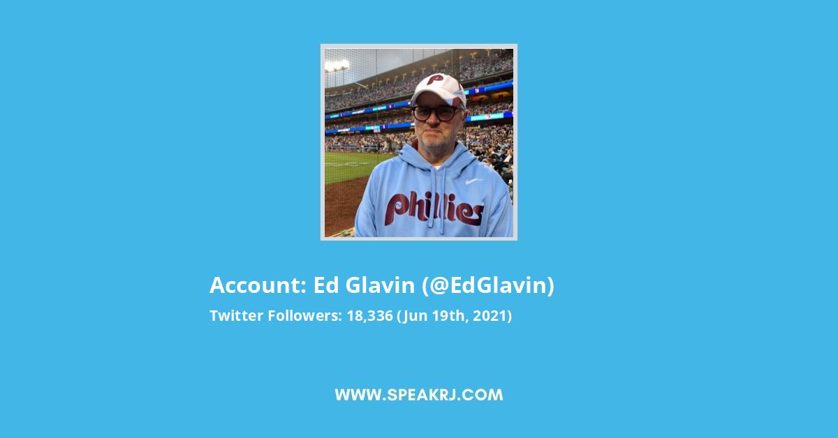 Ed Glavin Twitter Stats
