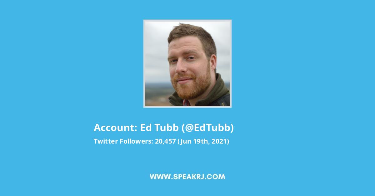 Ed Tubb Twitter Stats