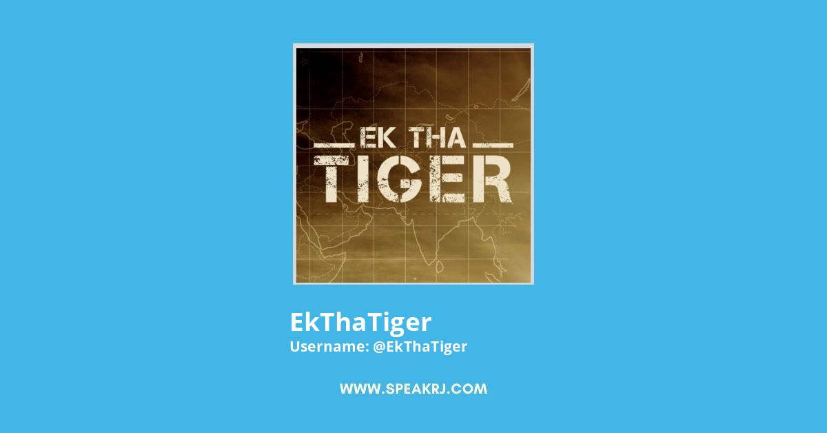 EkThaTiger Twitter Stats
