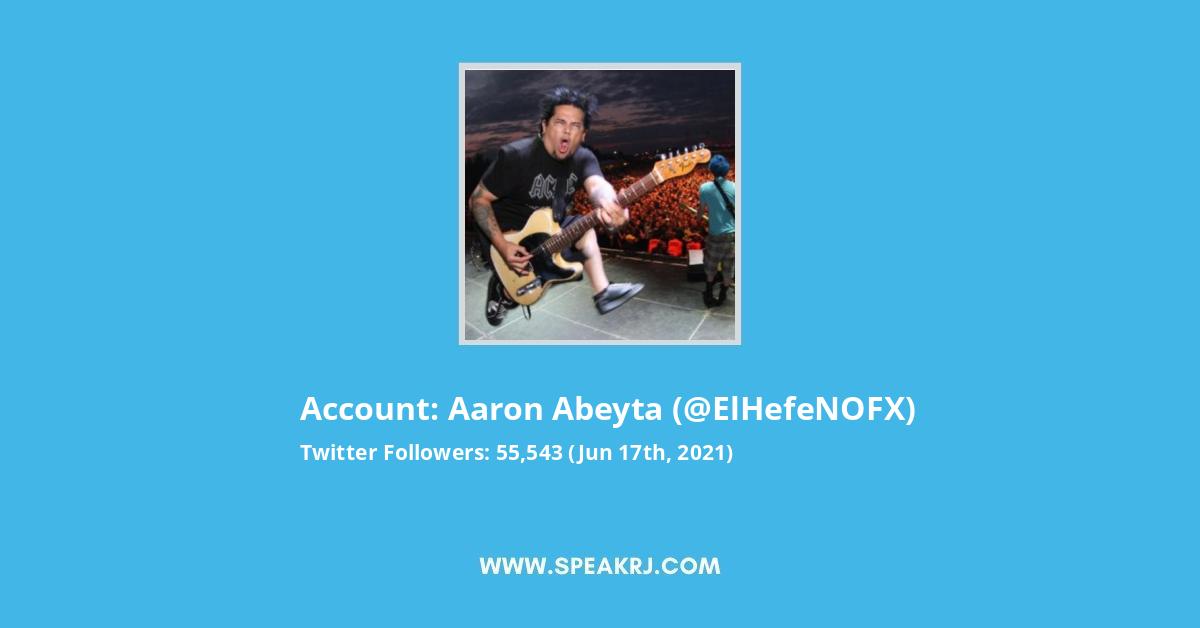 Aaron Abeyta Twitter Stats