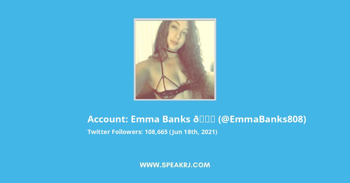 Emma banks twitter