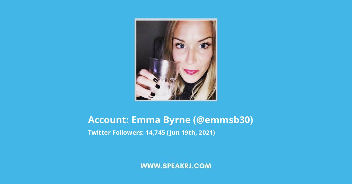 emma byrne Twitter Stats