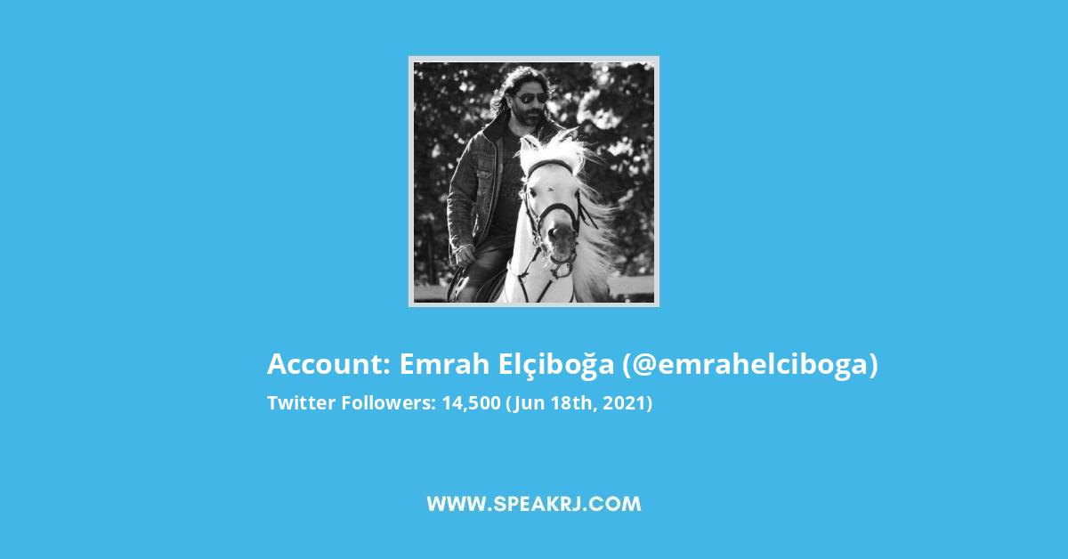 Emrah Elçiboğa Twitter Stats