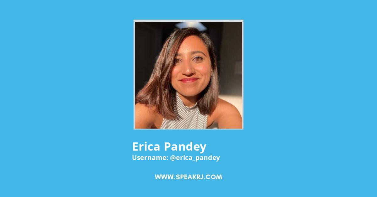 Erica Pandey Twitter Stats
