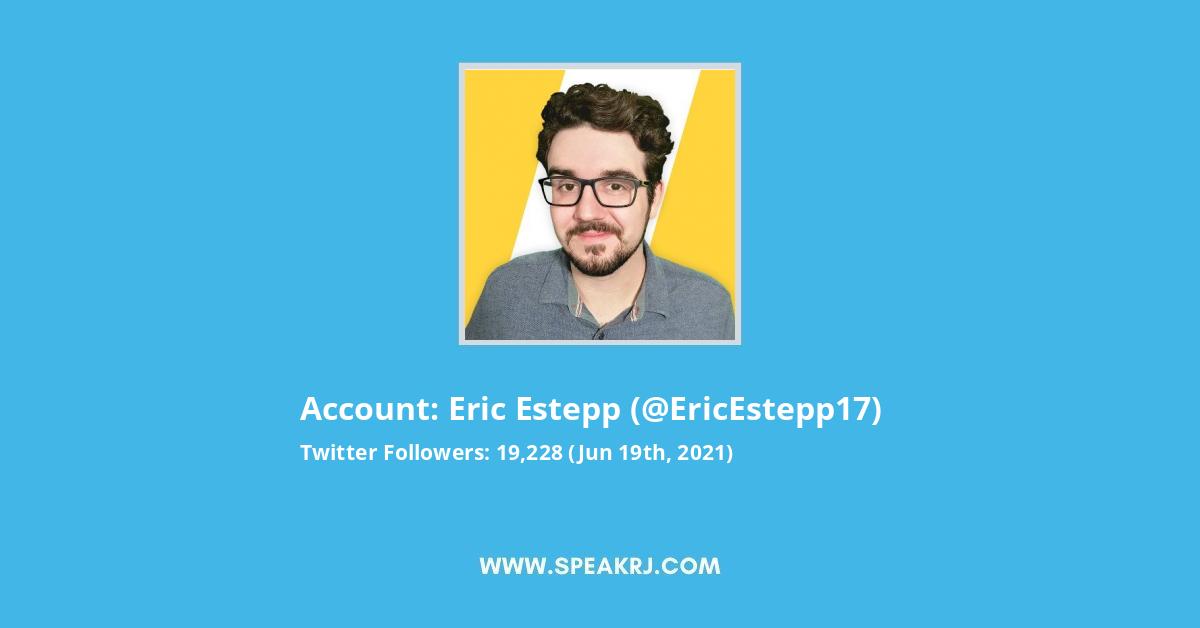 Eric Estepp Twitter Stats