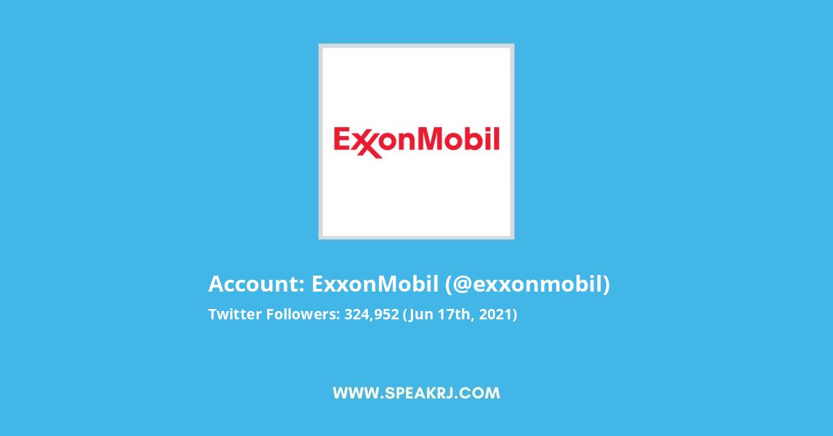 ExxonMobil Twitter Stats