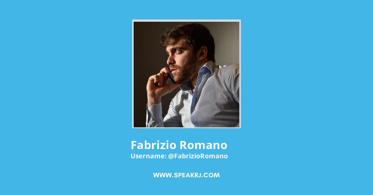 Fabrizio Romano Twitter Followers Statistics Analytics Speakrj Stats