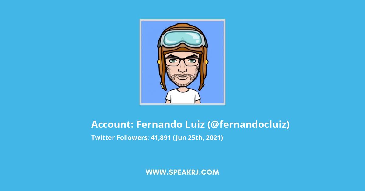 Fernando Luiz Twitter Stats