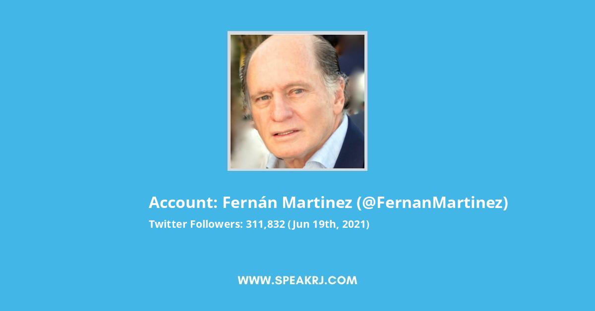 Fernán Martinez Twitter Stats