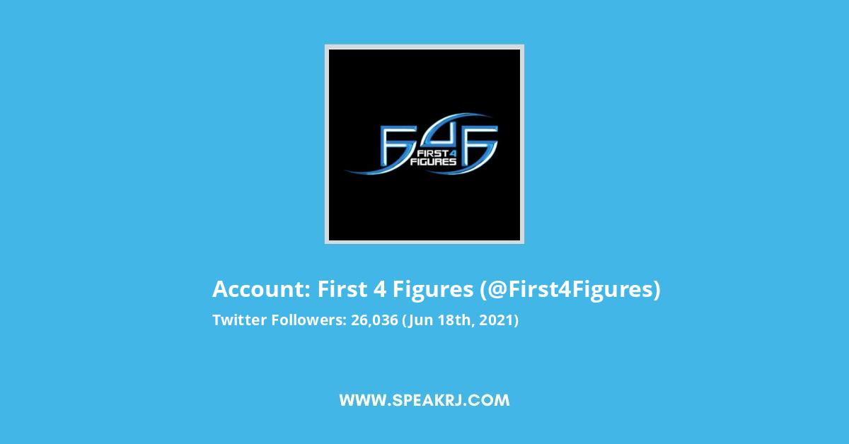 First 4 Figures Twitter Stats
