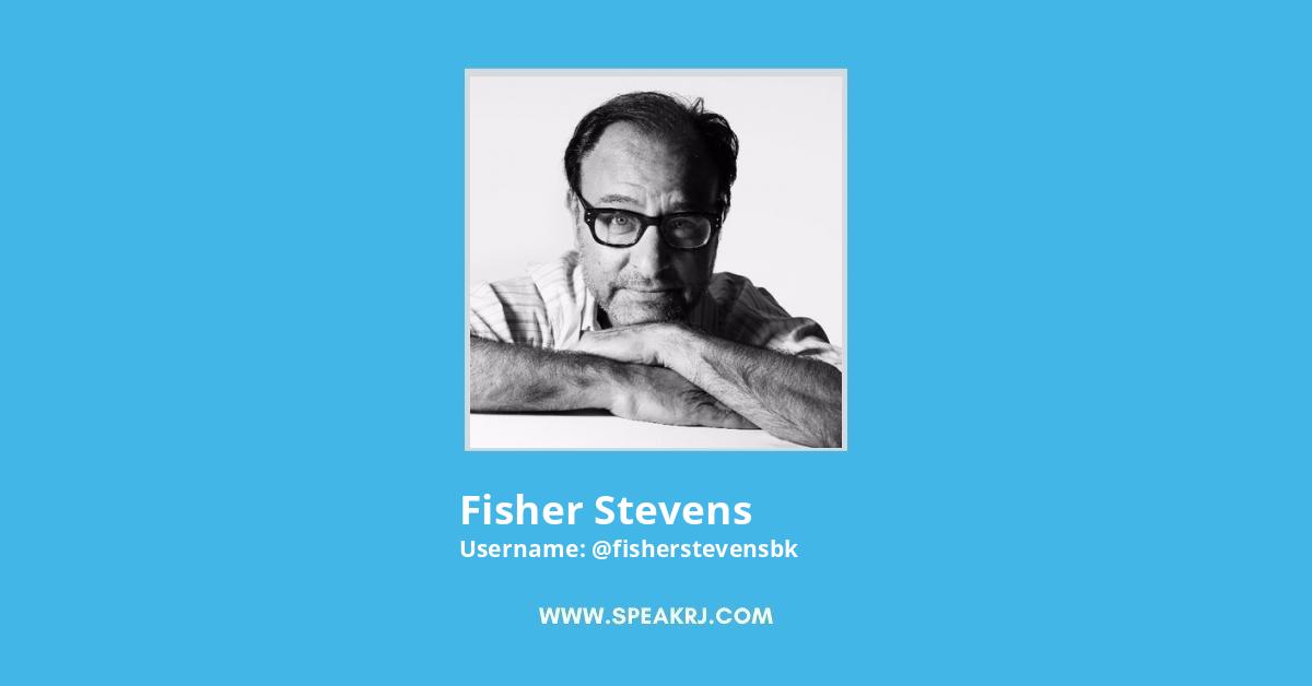 Fisher Stevens Twitter Stats