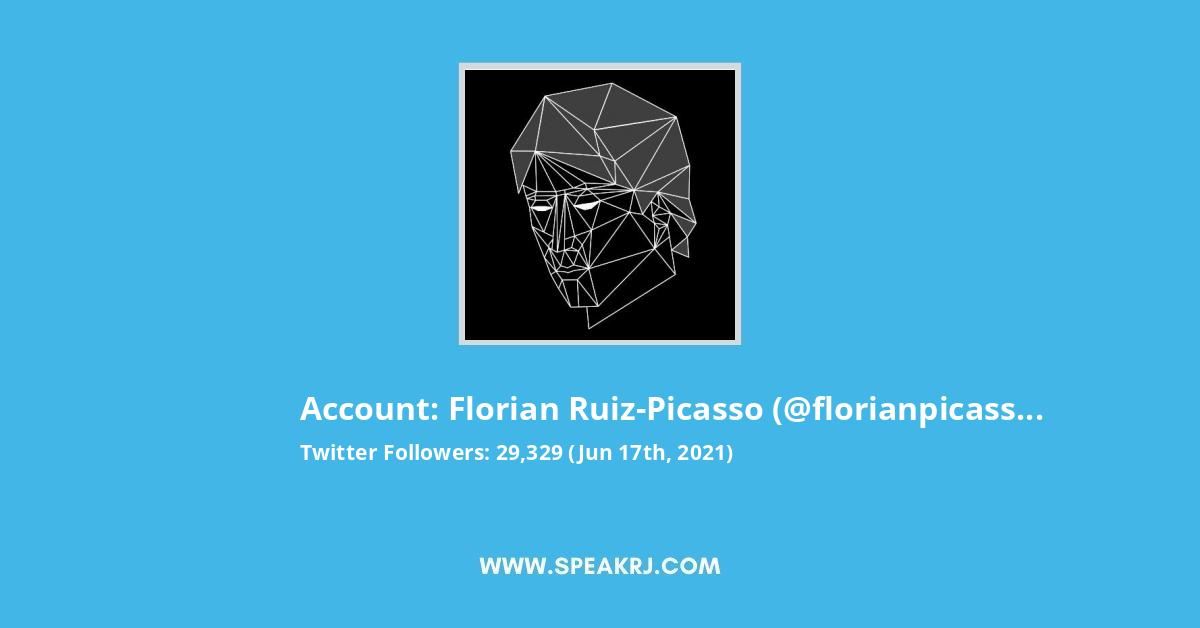 Florian Ruiz-Picasso Twitter Stats