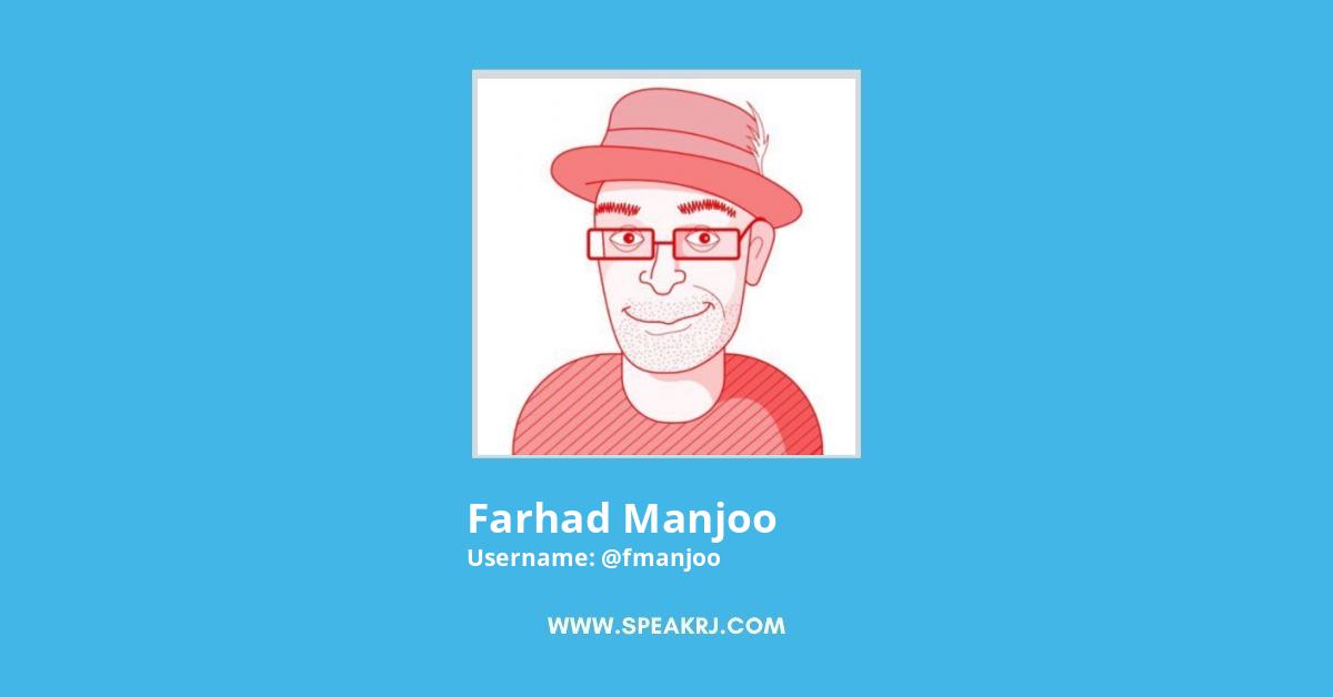 farhad manjoo Twitter Stats
