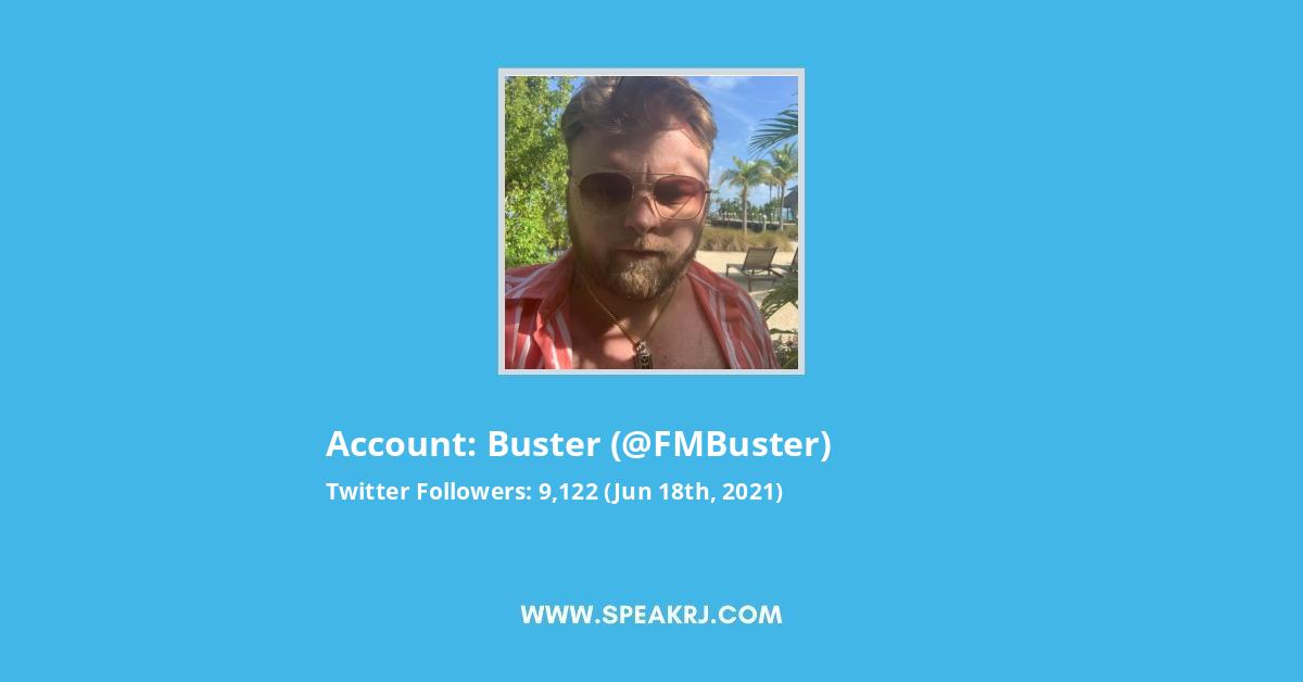 Buster Twitter Stats
