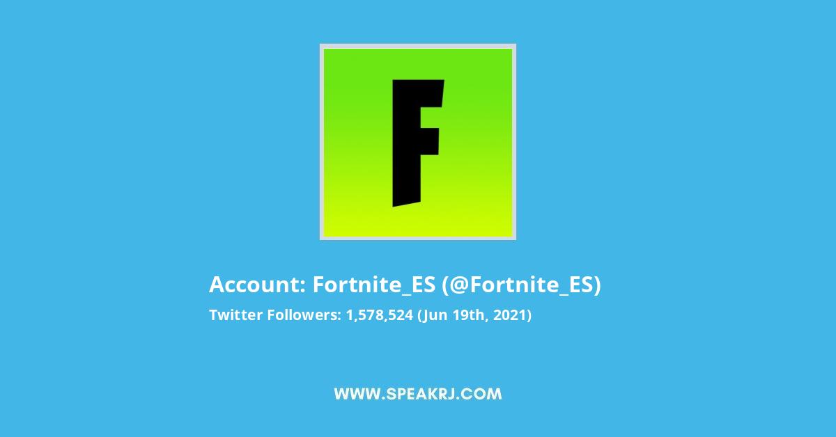 Fortnite_ES Twitter Stats