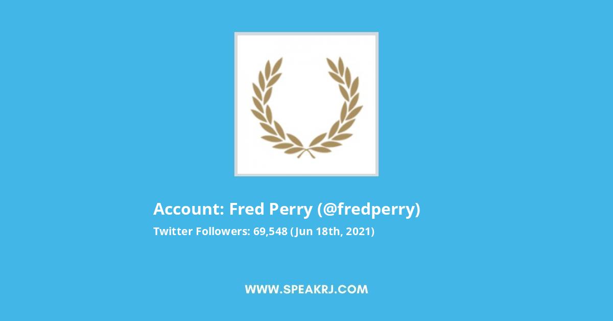 Fred Perry Twitter Stats