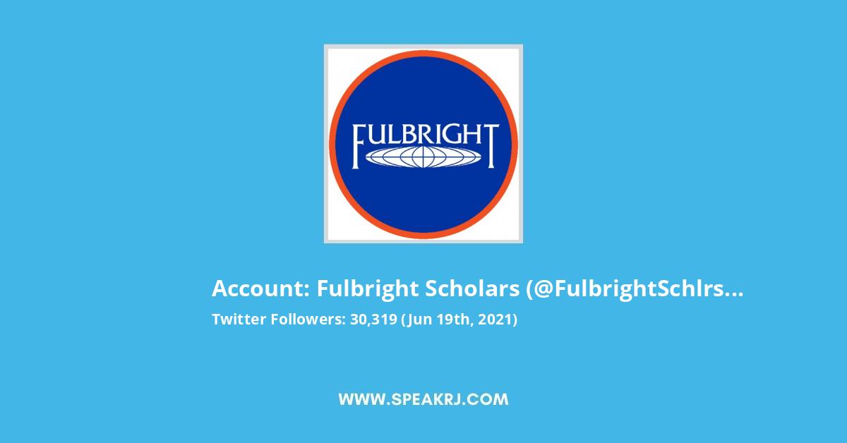 Fulbright Scholars Twitter Stats