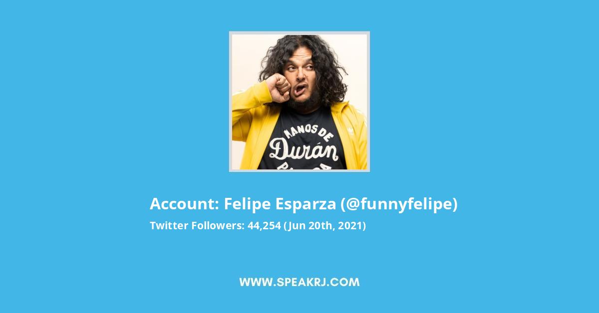 Felipe Esparza Twitter Stats