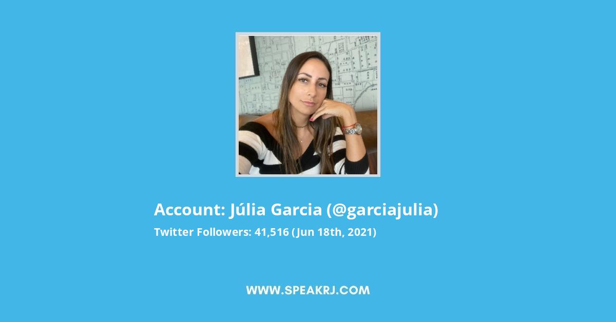 Júlia Garcia Twitter Stats