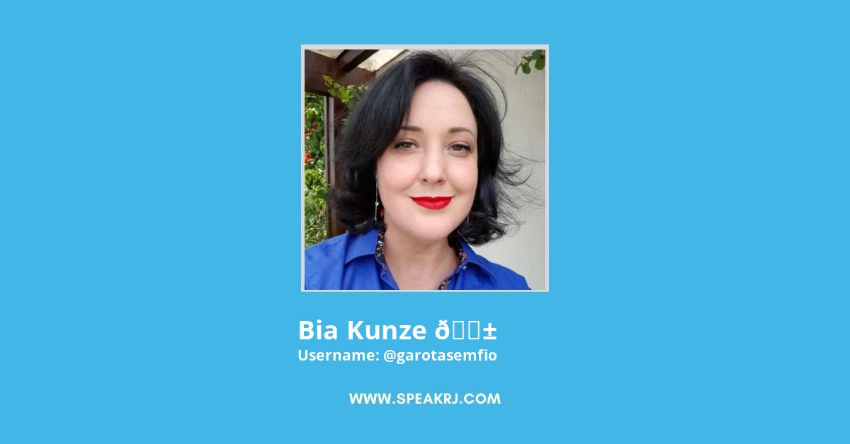 Bia Kunze 📱 Twitter Stats