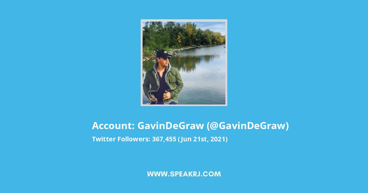 GavinDeGraw Twitter Stats