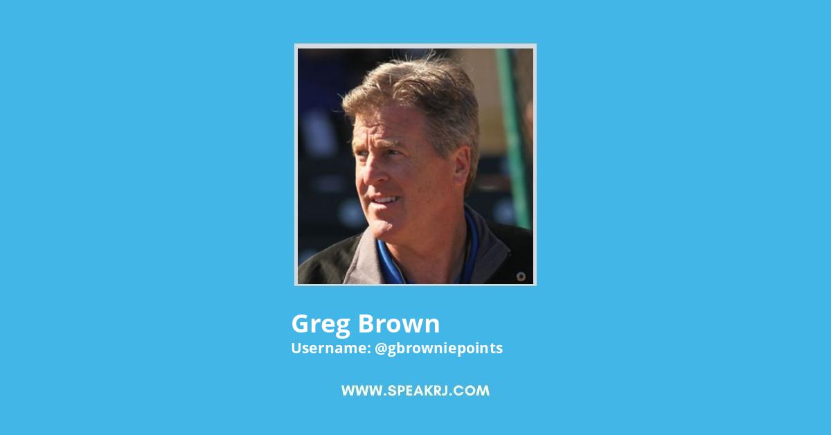 Greg Brown Twitter Stats