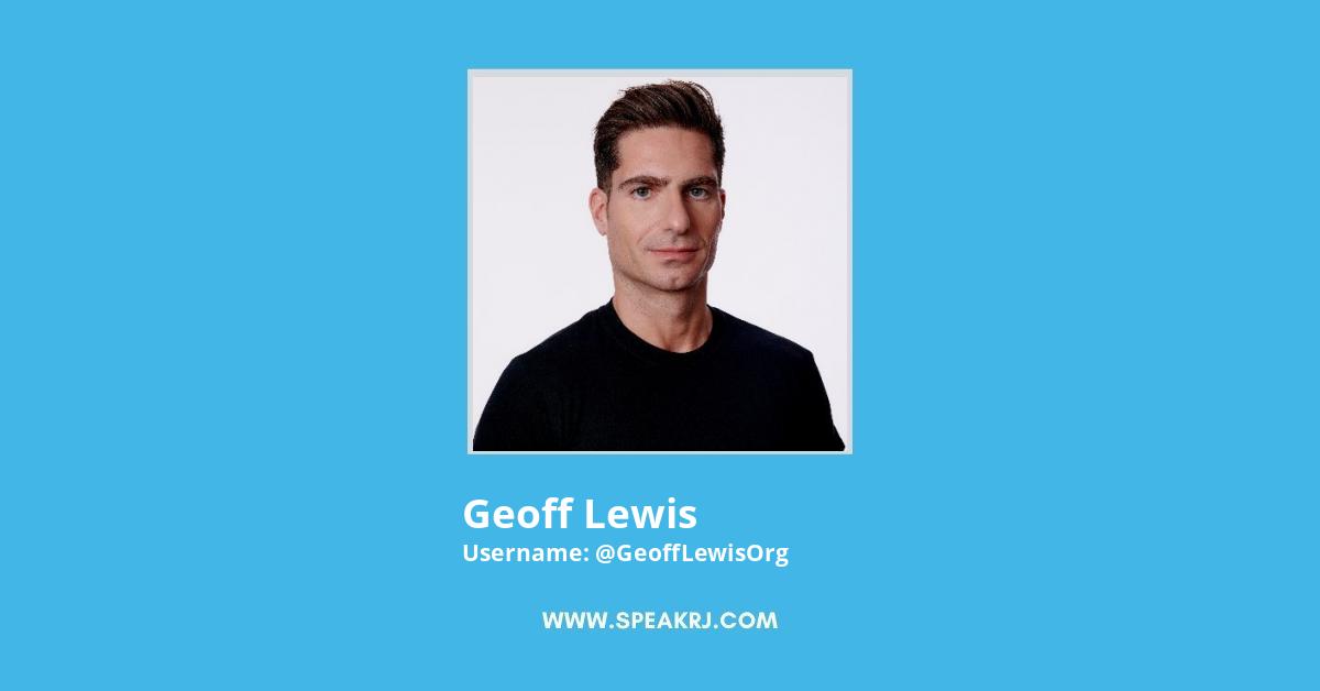 Geoff Lewis Twitter Stats