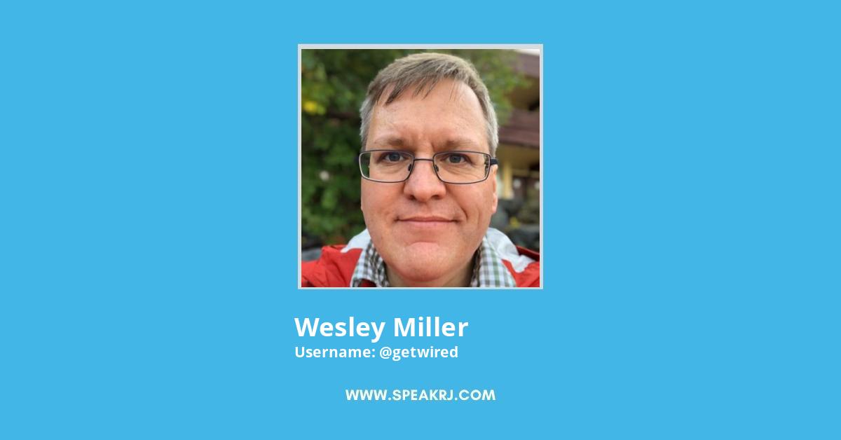 Wesley Miller Twitter Stats