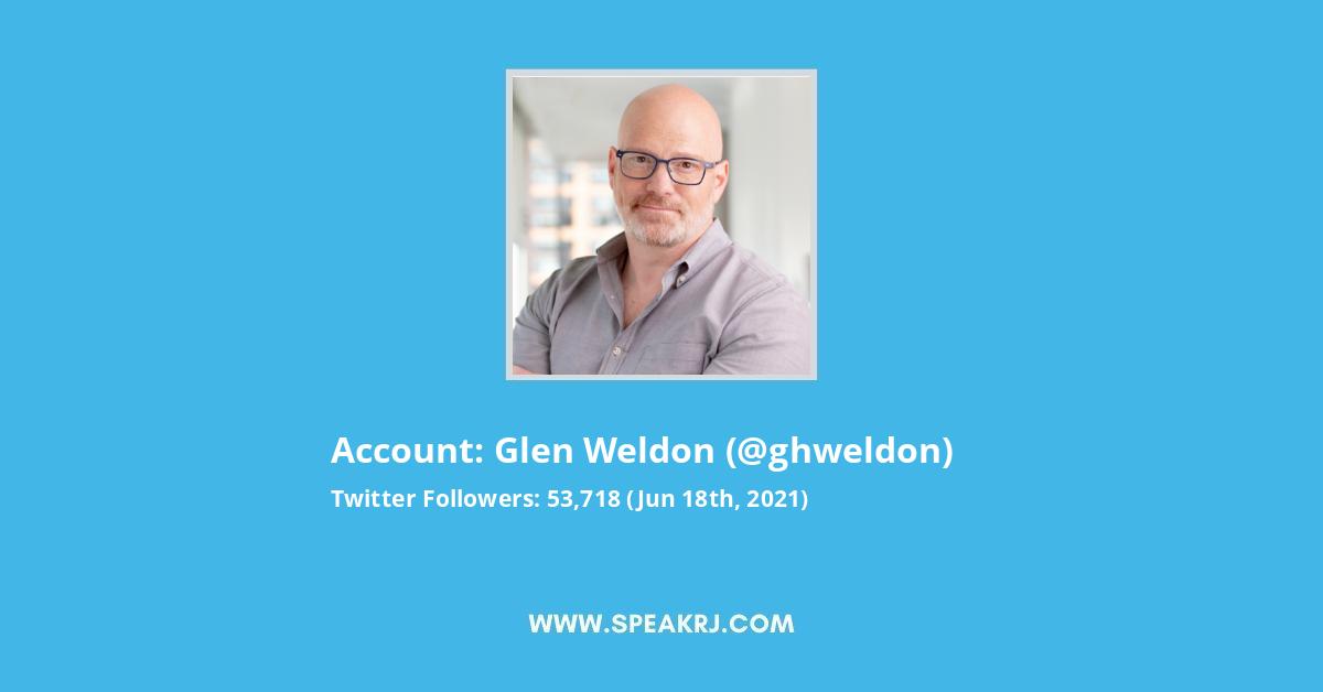 Glen Weldon Twitter Stats