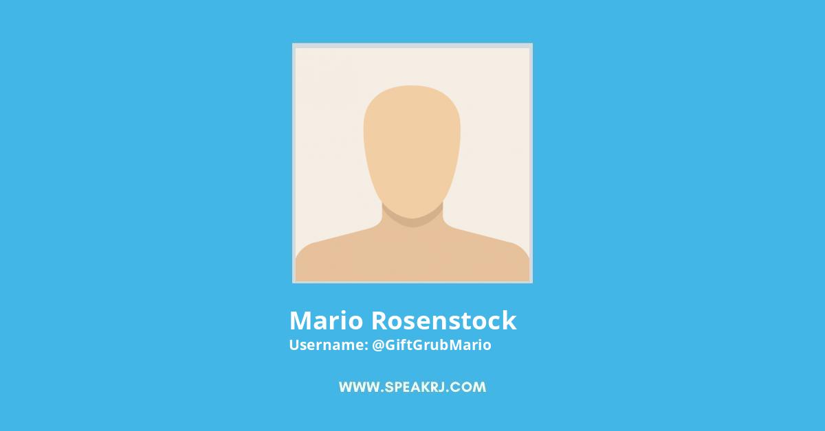 Mario Rosenstock Twitter Stats