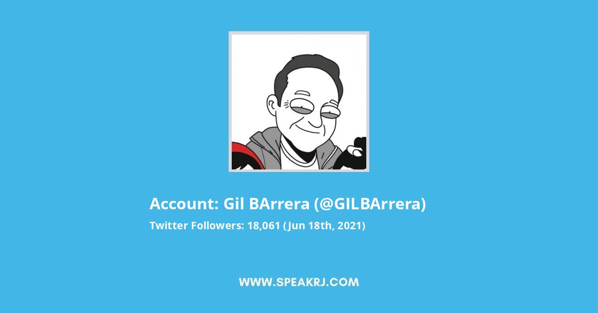 Gil BArrera Twitter Stats