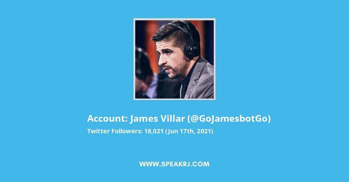 James Villar Twitter Stats