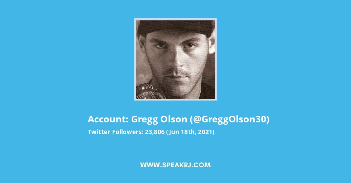 Gregg Olson Twitter Stats