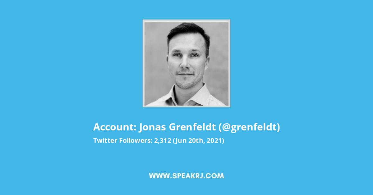 Jonas Grenfeldt Twitter Stats