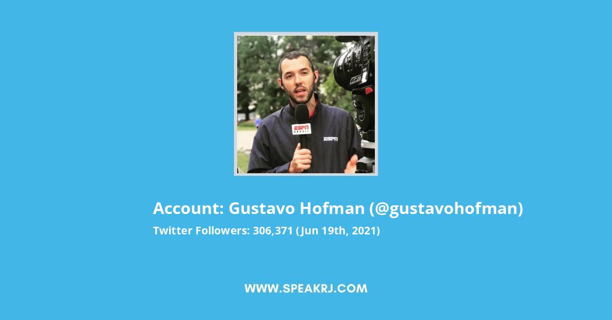 Gustavo Hofman Twitter Stats