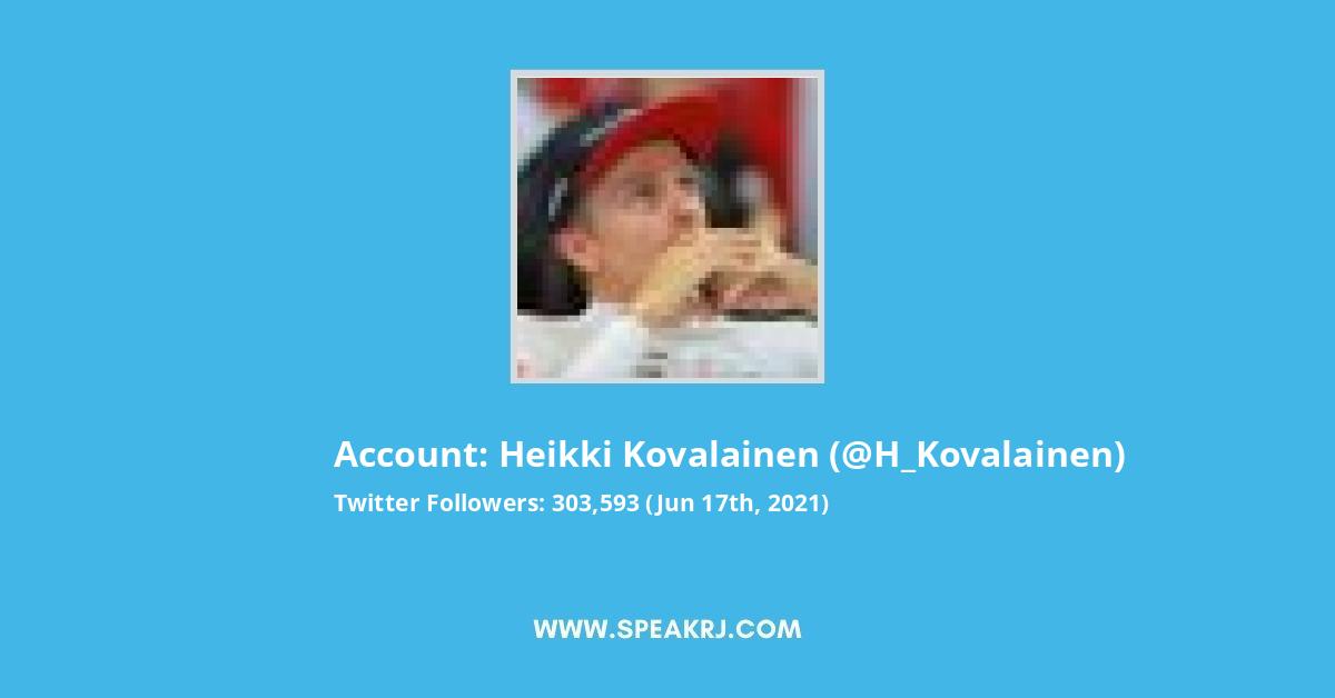 Heikki Kovalainen Twitter Stats