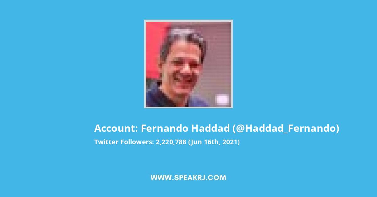 Fernando Haddad Twitter Stats