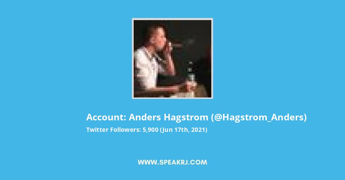 Anders Hagstrom Twitter Stats