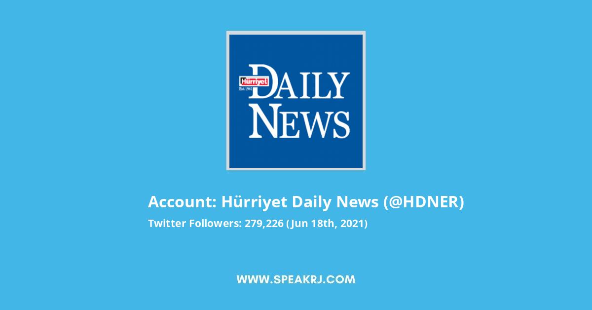 Hürriyet Daily News Twitter Stats