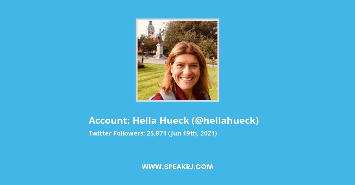 Hella Hueck Twitter Stats