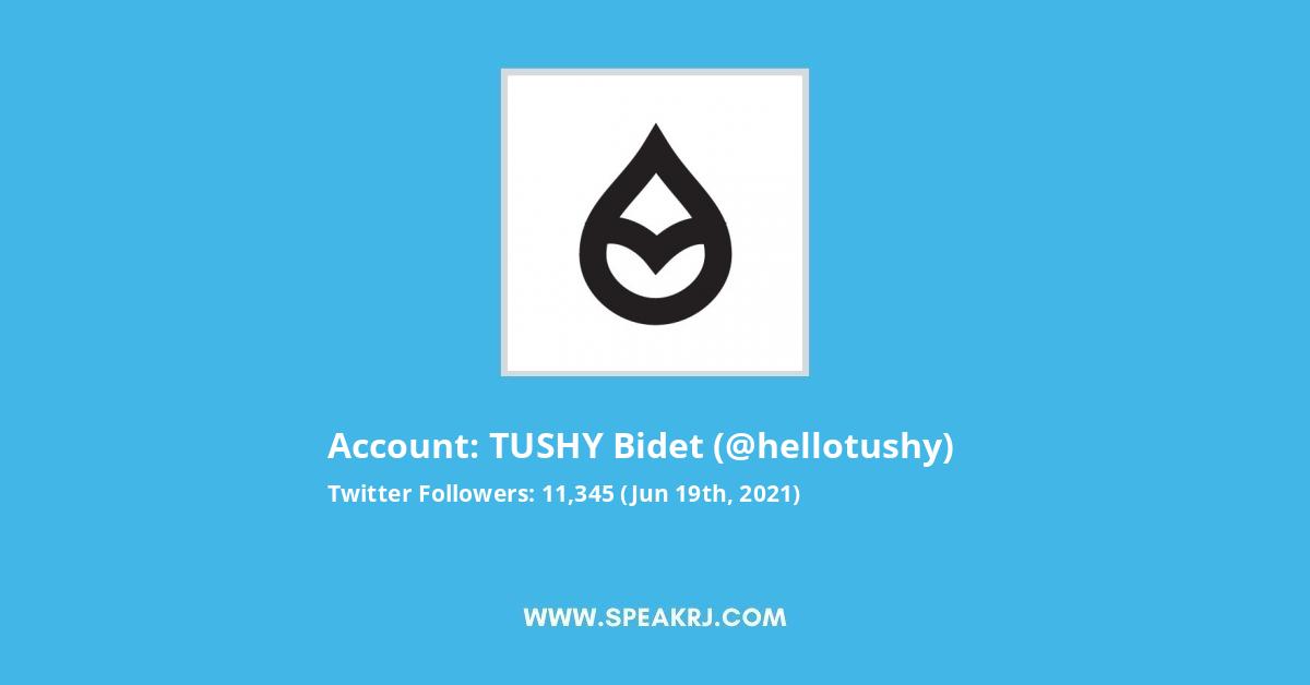 TUSHY Bidet Twitter Stats