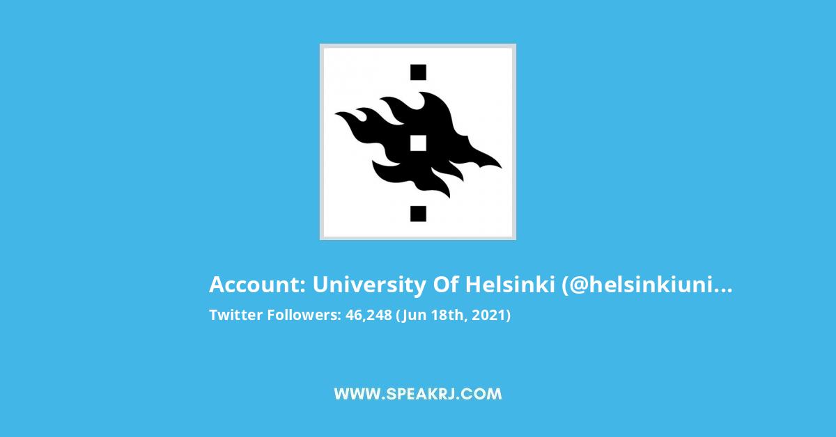 University of Helsinki Twitter Stats